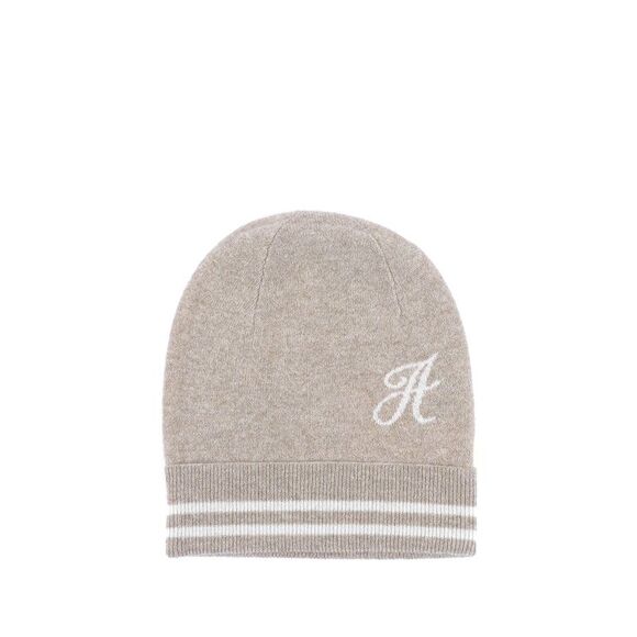 Crown of Edinburgh Cashmere Cashmere Beanie Hat Women Camel Hats - Picture 1 of 6